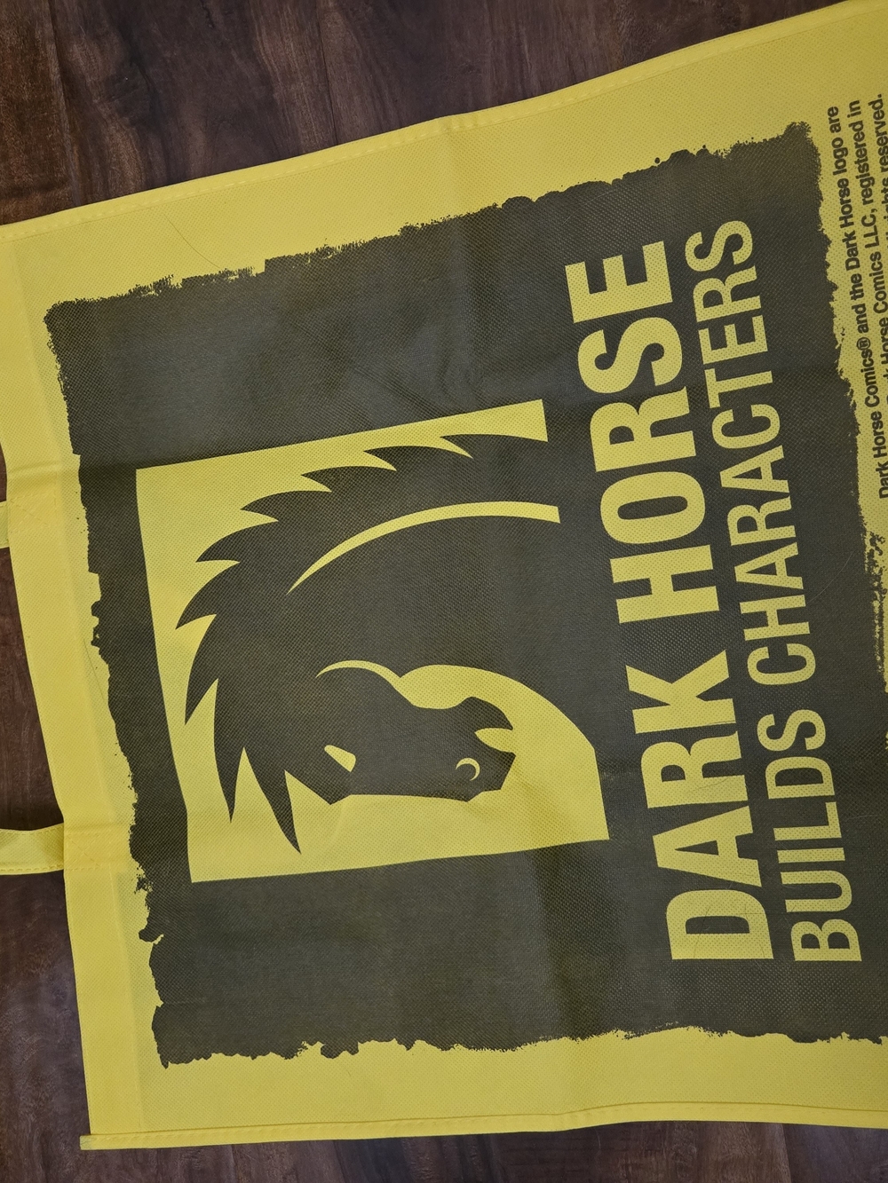 Yellow Graphic Tote Bag